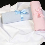 Diamond Waffle Baby Blanket
