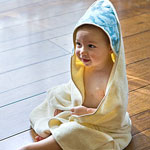 Hodded towelwith baby